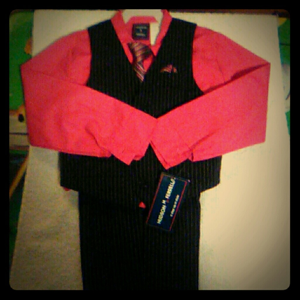 Hudson and Ferrell Boys Dress Shirt and pants